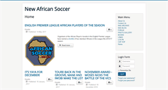 Desktop Screenshot of newafricansoccer.com