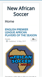 Mobile Screenshot of newafricansoccer.com